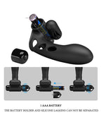 Pretty Love - Orlando - Vingervibrator - Zwart