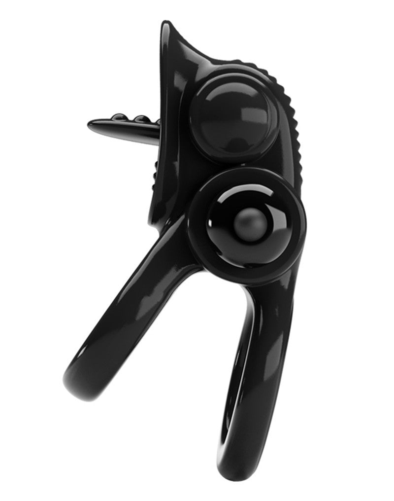 Pretty Love - Passionate Ring - Vibrerende Cockring - Zwart