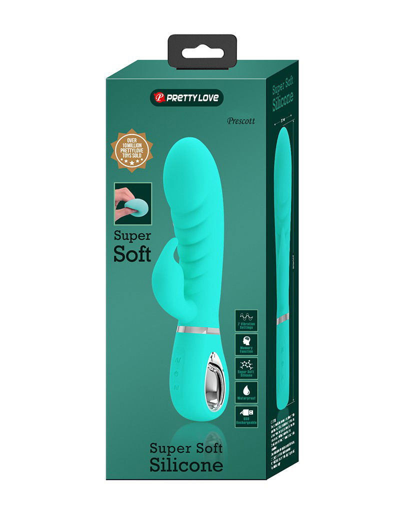 Pretty Love - Prescott - Rabbit Vibrator - Groen