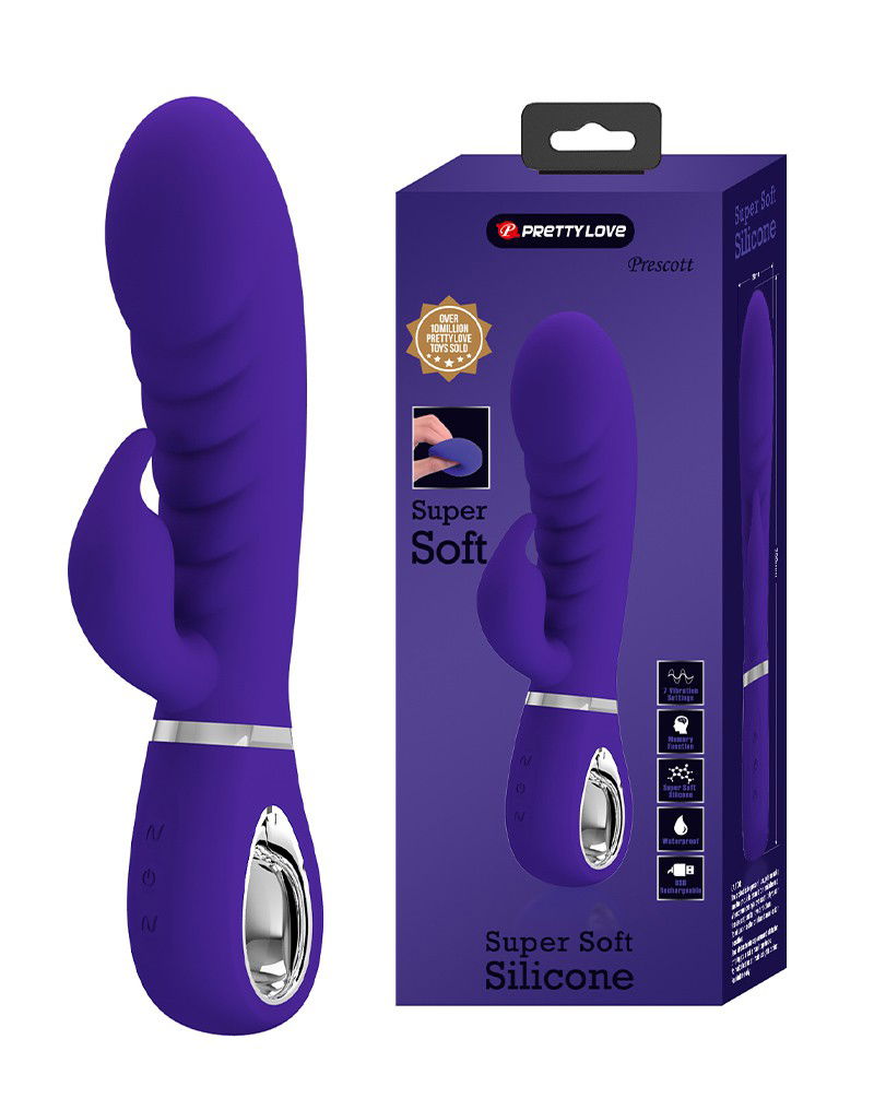 Pretty Love - Prescott - Rabbit Vibrator - Paars