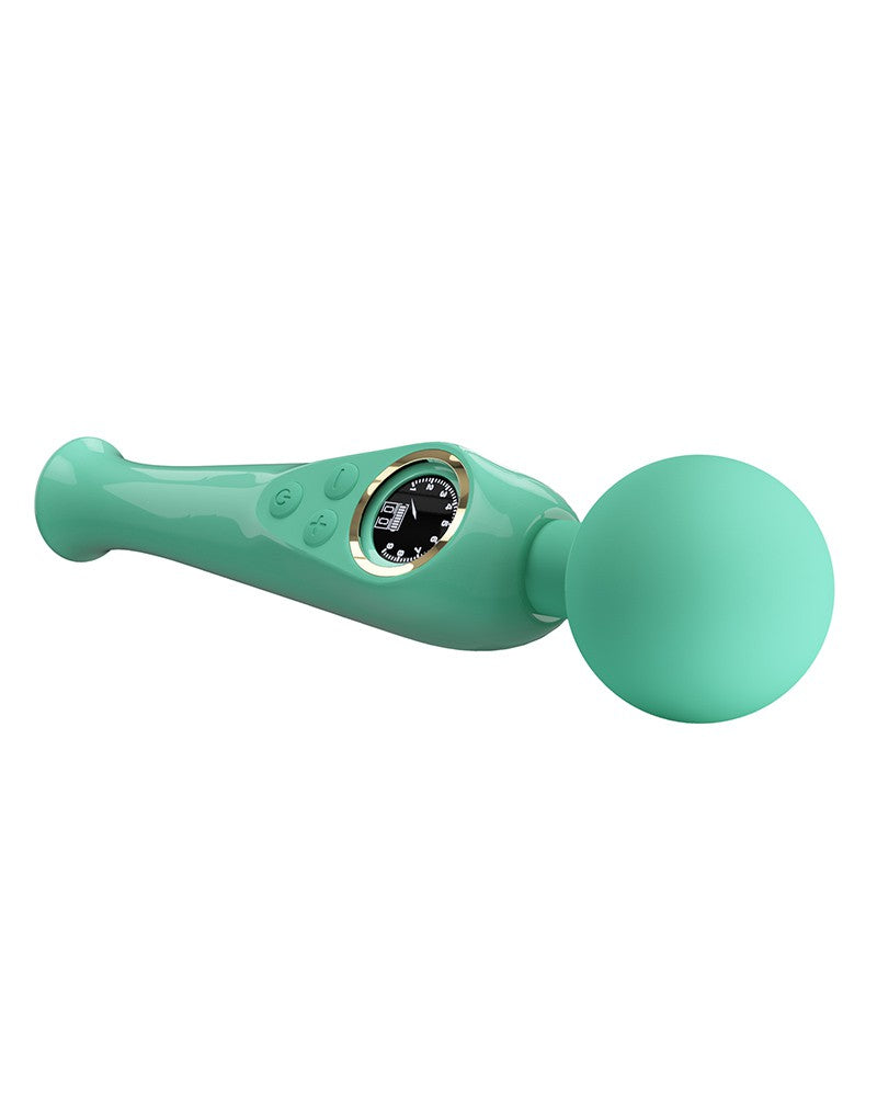 Pretty Love - Skyler - Wand Vibrator met Digitaal LED Display - Blauw