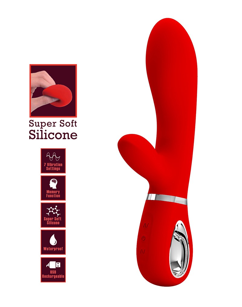 Pretty Love - Thomas -Rabbit Vibrator - Rood