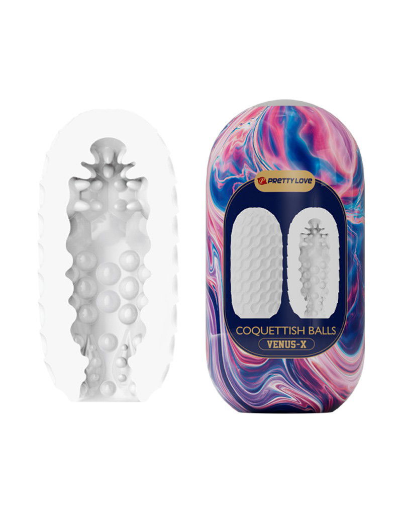 Pretty Love - Venus X - Coquettisch Ball - Masturbator - Wit