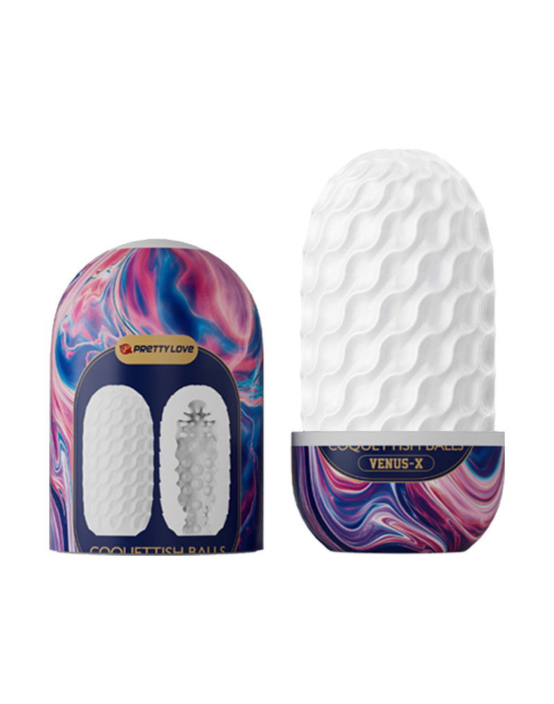 Pretty Love - Venus X - Coquettisch Ball - Masturbator - Wit