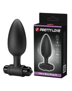 Pretty Love - Vibra Buttplug II - Vibrerende Buttplug - Zwart
