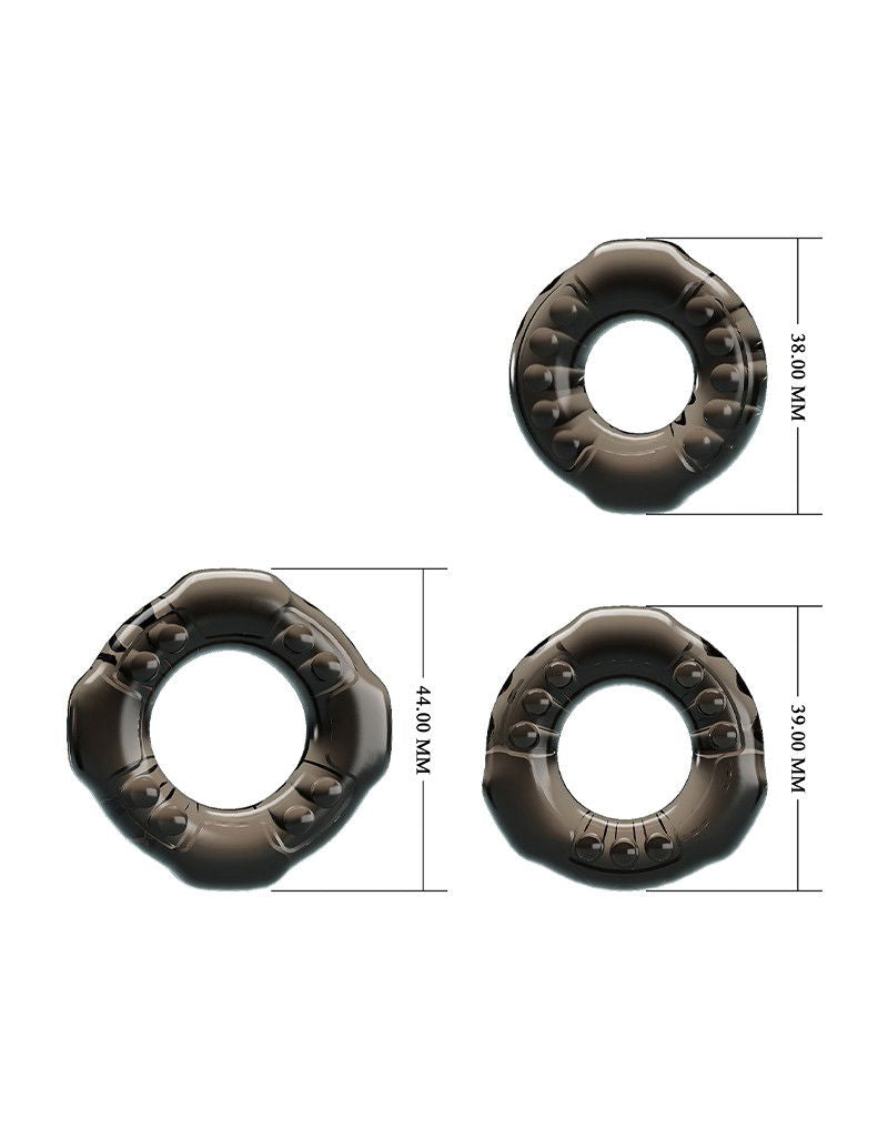 Pretty Love - Yvonne - Cockring Set - Zwart