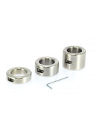 Rimba Bondage Play - RVS Ballstretcher met inbussleutel (hoogte 4 cm)