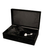 Rimba - Buttplug met zwarte staart (unisex)