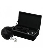 Rimba - Buttplug met zwarte staart (unisex)