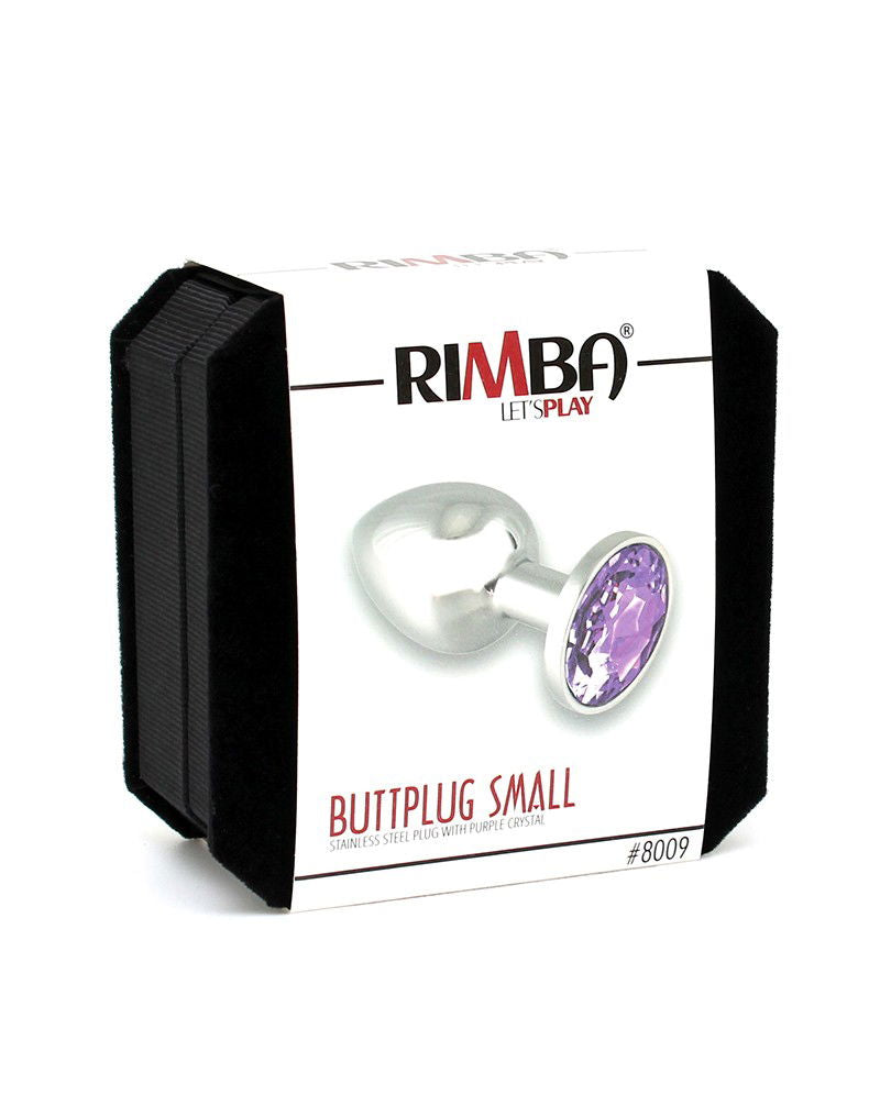 Rimba - Buttplug KLEIN met kristal (unisex)