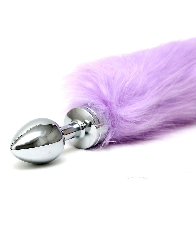 Rimba - Buttplug met lila staart (unisex)