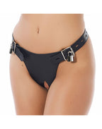 Rimba - Kuisheid Slip met Hangsloten en Plug aan Binnenzijde