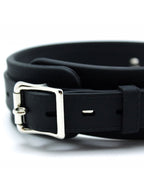 Rimba - Halsband 5 cm breed met hondenketting, verstelbaar met gesp.