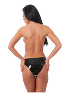 Rimba - Dames slip met dildo binnen in- (12 x 3.5 cm) & buiten (14 x 4 cm)