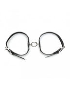 Rimba - Eenvoudige lederen arm boeien met ring