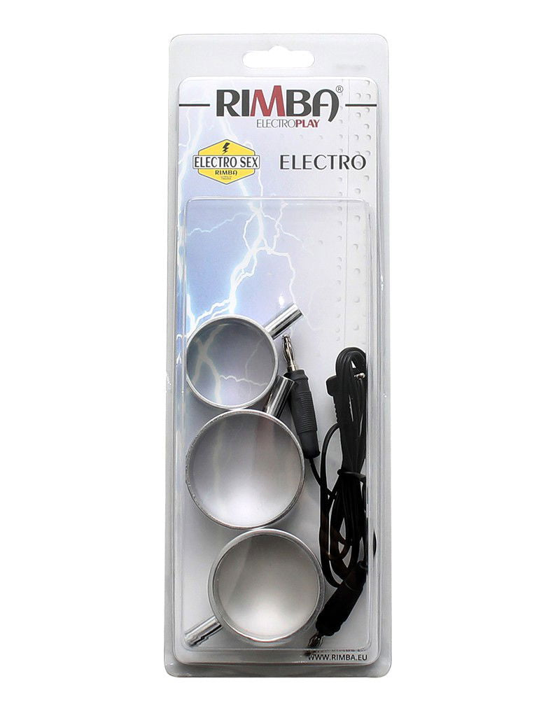 Rimba Electro Sex Aluminium Cock ringen,  uni-polair, 3 st.