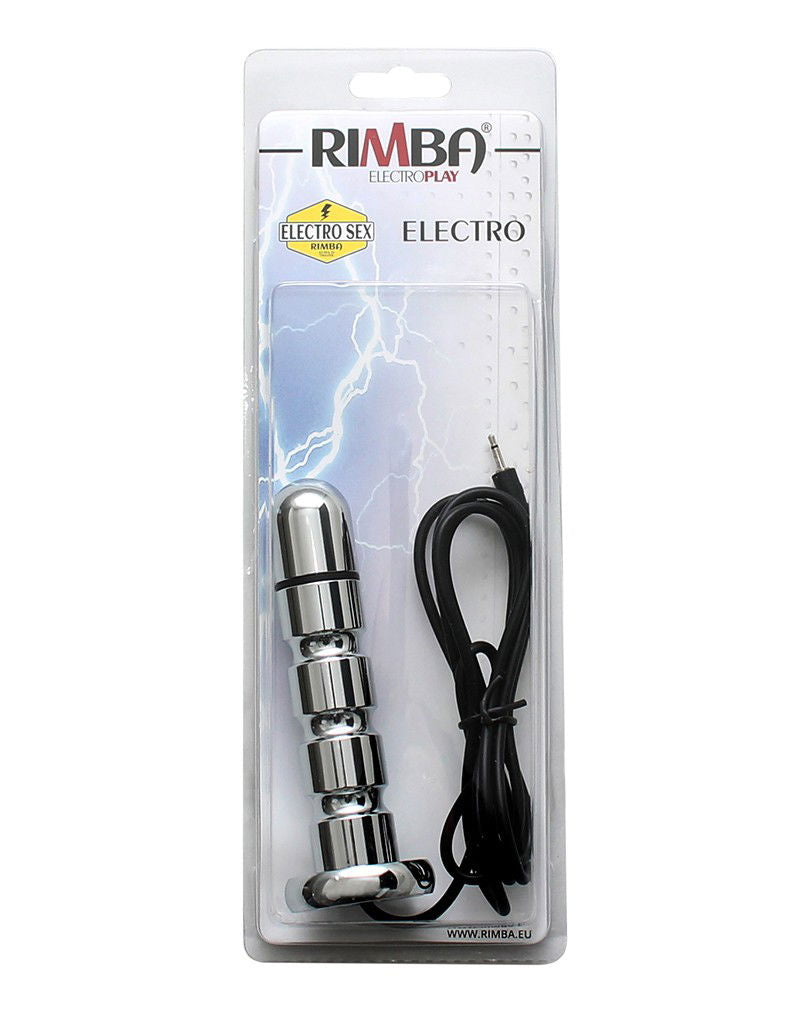 Rimba Electro Sex Anaal dildo, bi-polair (125 mm)