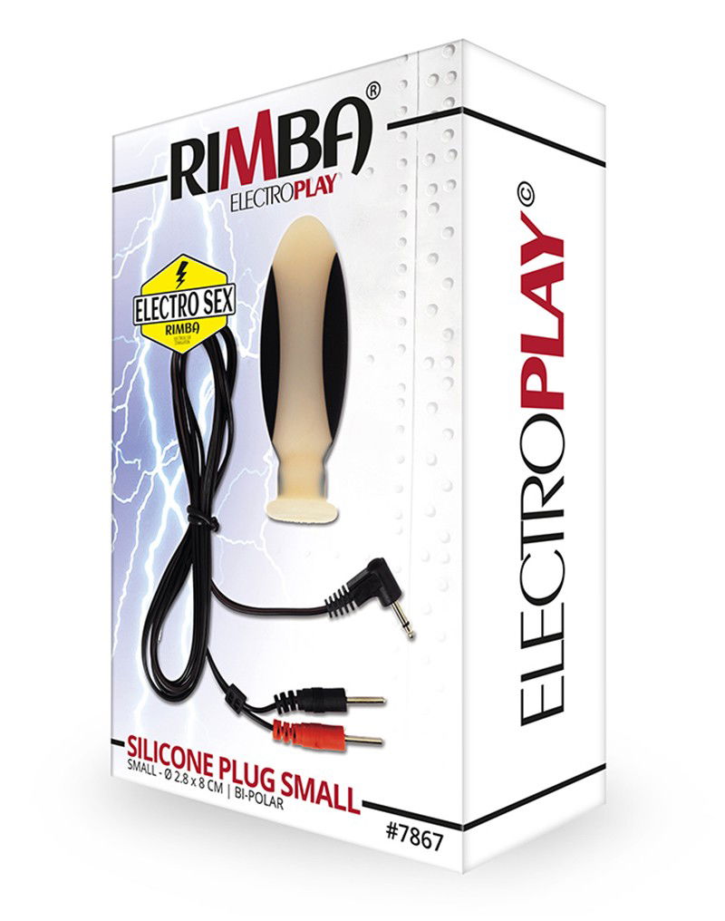 Rimba Electro Sex Plug, bi-polair (80 mm)