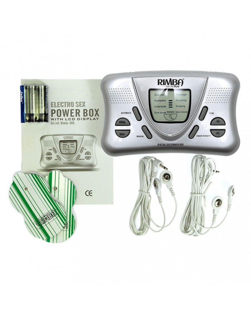 Rimba - Electro Sex Powerbox set met LCD display