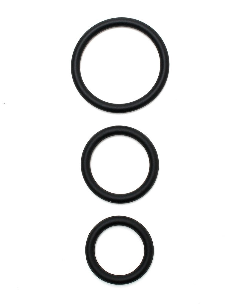 Rimba - flexible silicone cockring trio