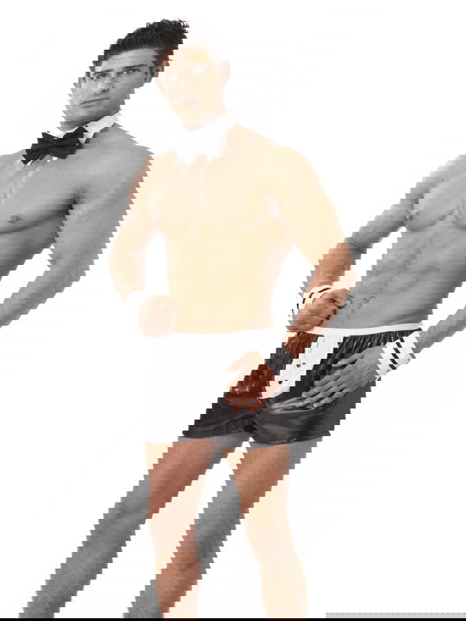 Amorable by Rimba - 4-Delig gigoloset - One Size - Zwart