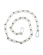 Rimba - Ketting, gelast met 2 karabijn haken 100 cm.