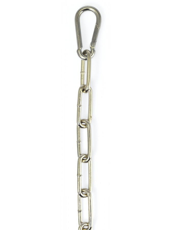 Rimba - Ketting, gelast met 2 karabijn haken 200 cm.