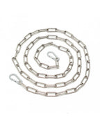 Rimba - Ketting, gelast met 2 karabijn haken 200 cm.