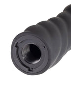 Rimba Latex Play - Verwisselbare Dildo voor Strap-on - Zwart