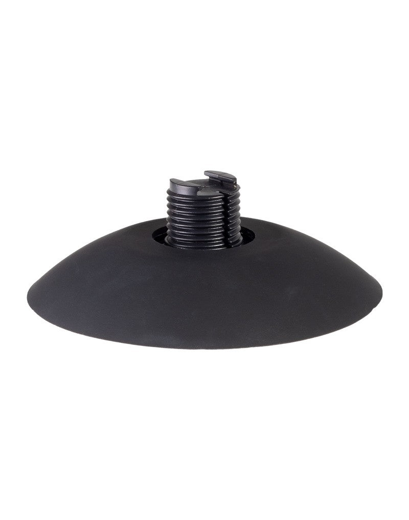 Rimba Latex Play - Verwisselbare Dildo voor Strap-on met Zuignap - Zwart