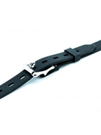 Rimba Latex Play - Mondknevel met Penis (Ø 40 mm) - Zwart & Zilver