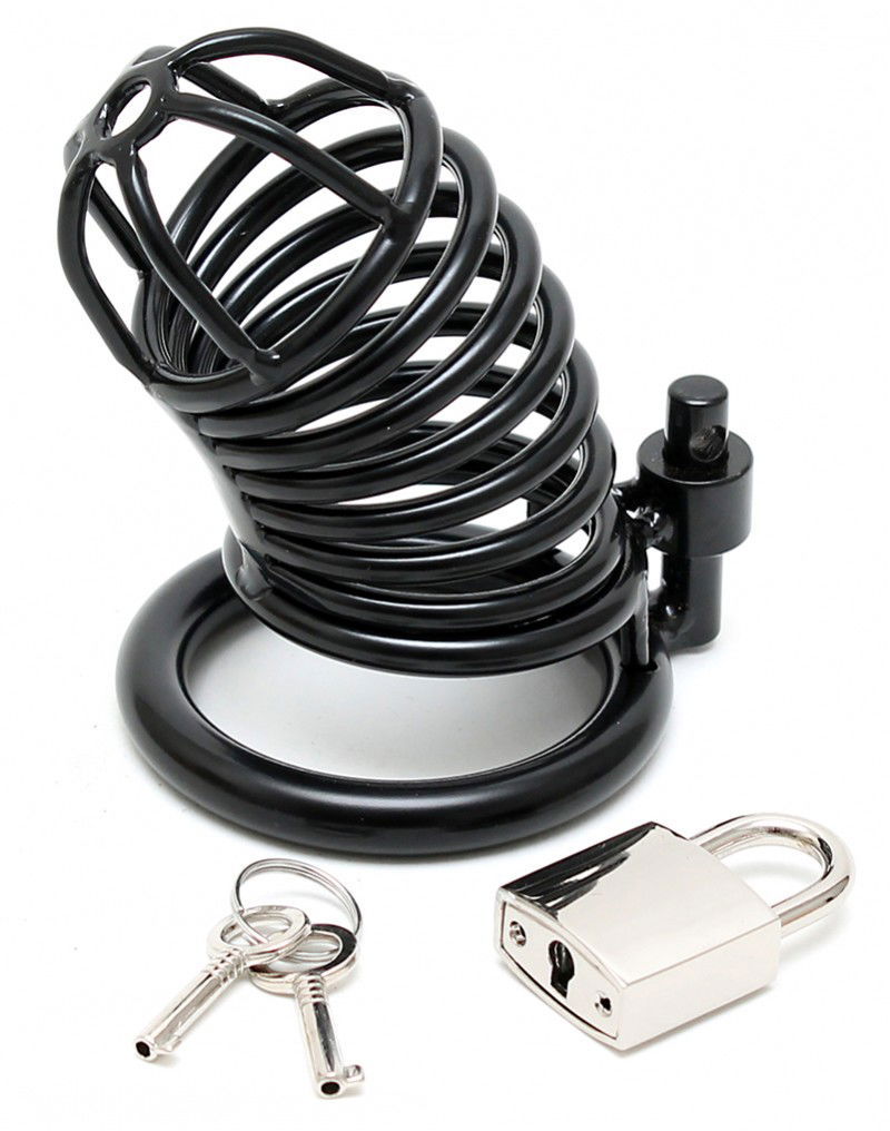 Rimba - Metalen penis kuisheidsgordeltje met hangslot