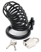 Rimba - Metalen penis kuisheidsgordeltje met hangslot