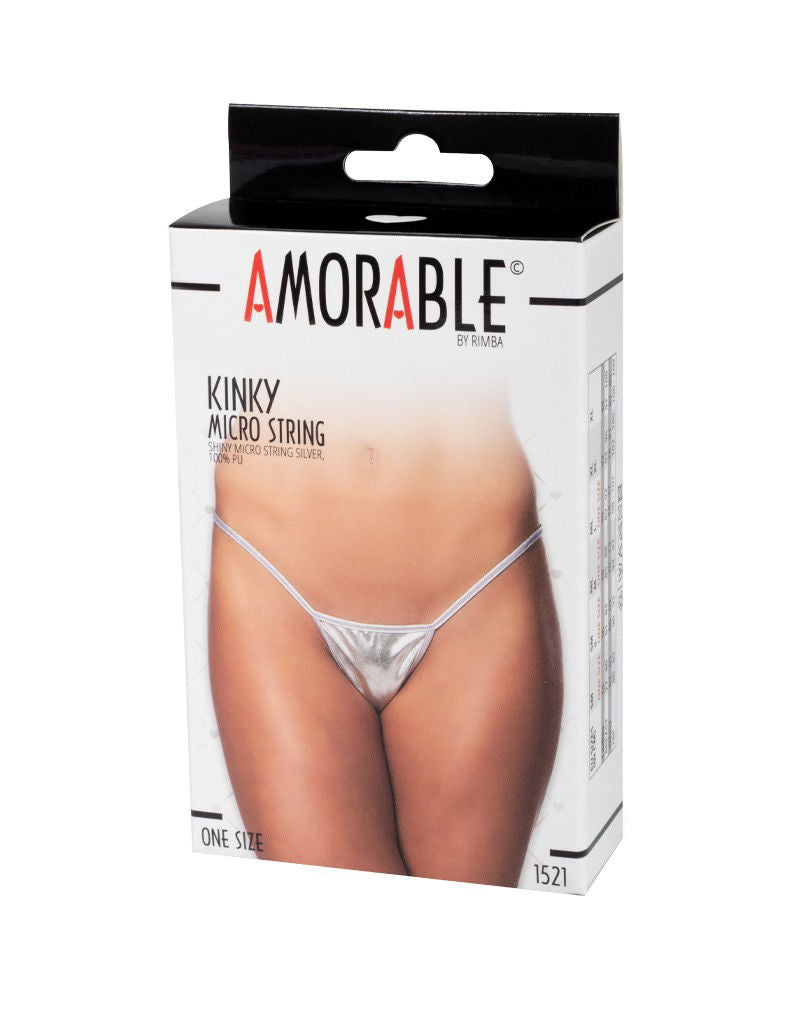 Amorable by Rimba - Mini String - One Size - Silver