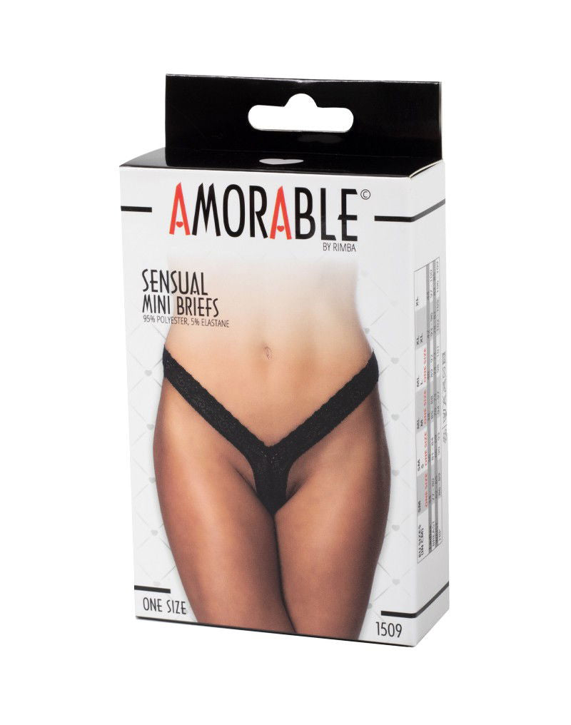 Amorable by Rimba - Mini Slip - One Size - Zwart