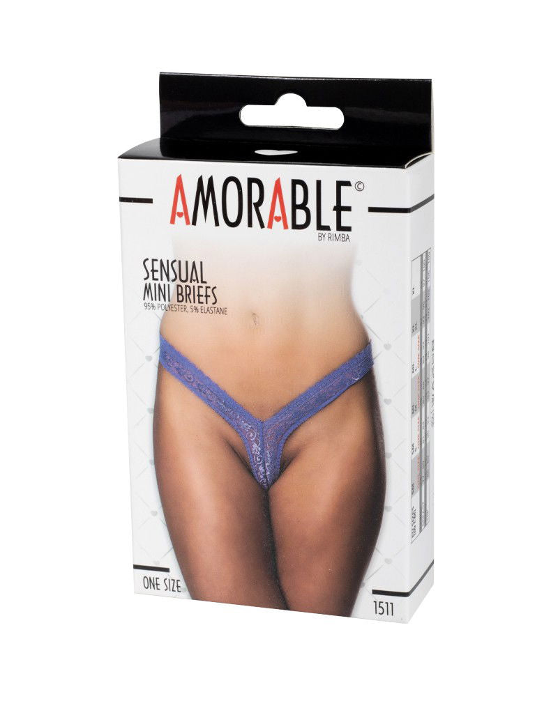 Amorable by Rimba - Mini Slip - One Size - Paars
