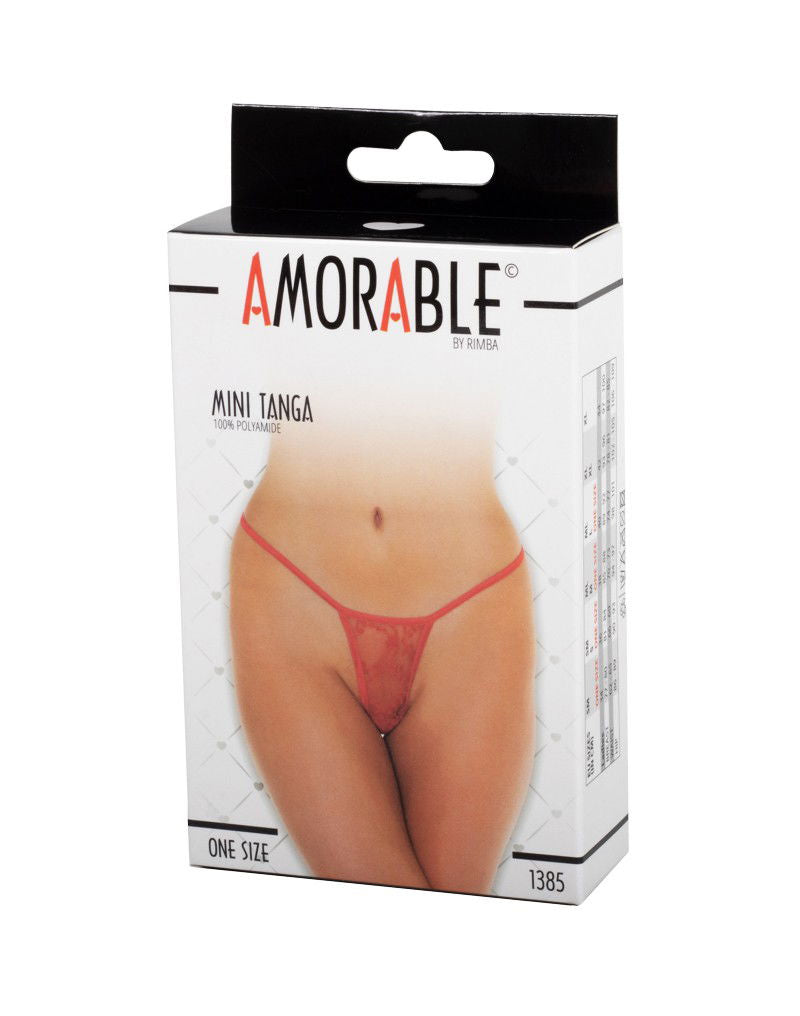 Amorable by Rimba - Mini String - One Size - Rood