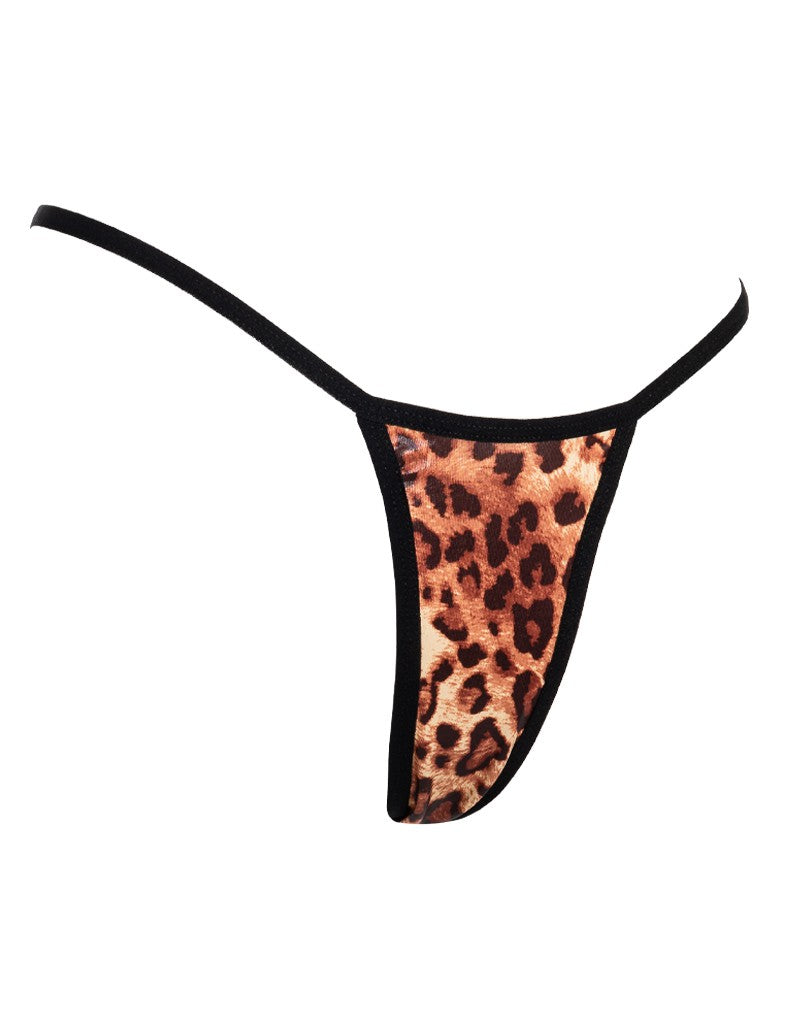 Amorable by Rimba - Mini String - One Size - Luipaardprint