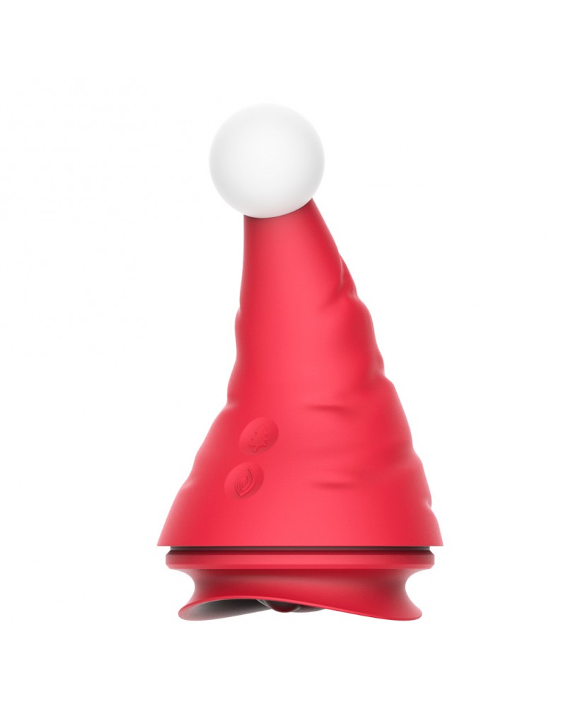 Rimba - Naughty Hat - Kerst Vibrator met Clitoris Stimulator