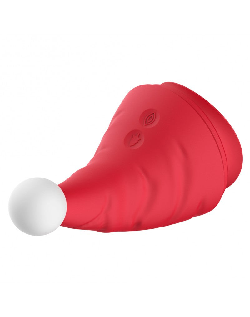 Rimba - Naughty Hat - Kerst Vibrator met Clitoris Stimulator