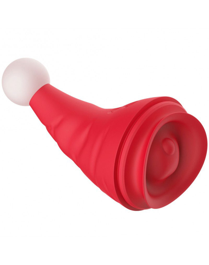 Rimba - Naughty Hat - Kerst Vibrator met Clitoris Stimulator