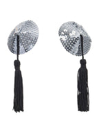 Amorable by Rimba - Tepelbedekkers met Franjes - Zilverkleurig