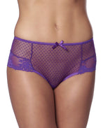 Amorable by Rimba - Slip met Open Achterkant - One Size - Paars