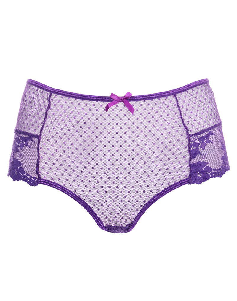 Amorable by Rimba - Slip met Open Achterkant - One Size - Paars