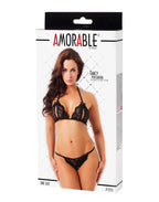 Amorable by Rimba - Open Bikini - One Size - Zwart