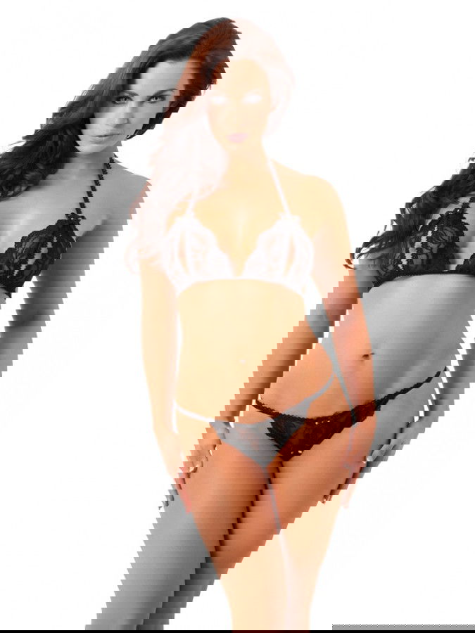 Amorable by Rimba - Open Bikini - One Size - Zwart