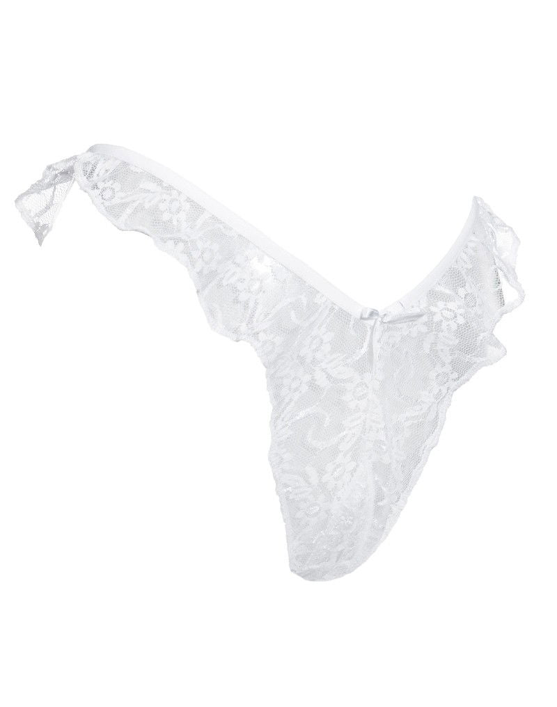 Amorable by Rimba - Open Brazilian Slip - One Size - Wit