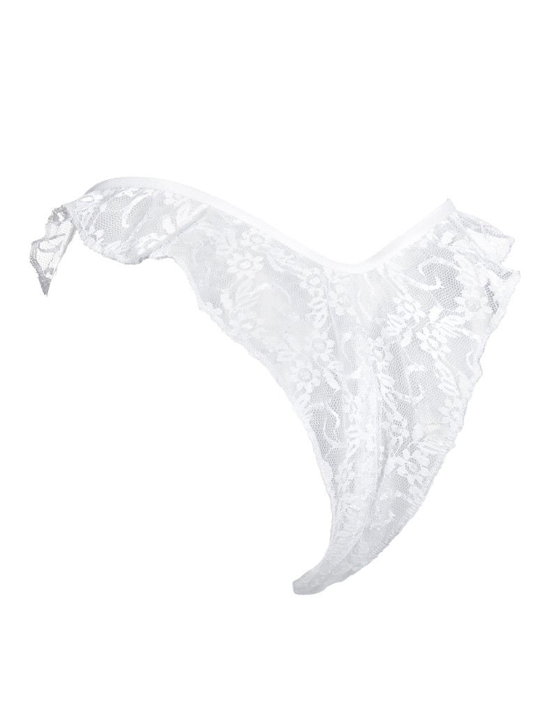 Amorable by Rimba - Open Brazilian Slip - One Size - Wit