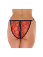 Amorable by Rimba - Open Tanga - One Size - Rood