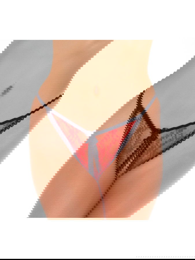 Amorable by Rimba - Open Tanga - One Size - Rood